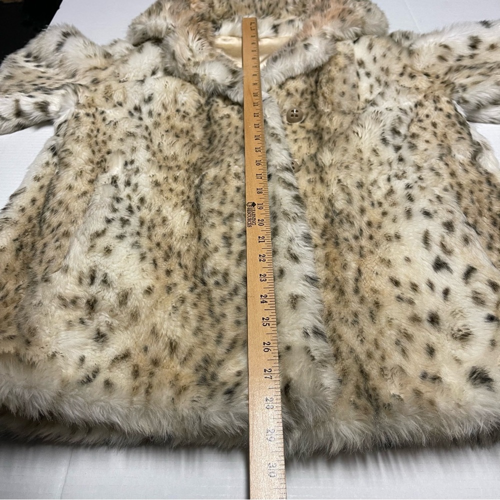 Vintage Sportowne Women’s Faux Fur Coat Size 10 – Retro Fashion - Picture 8 of 8